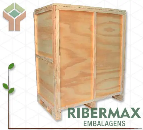 Caixa de madeira sob medida da Ribermax